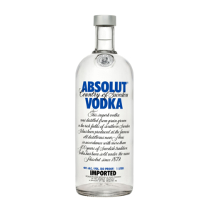 ABSOLUT VODKA CLEAR LT. 1