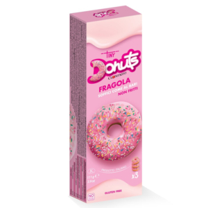 CUORENERO DONUTS FRAGOLA 3PZ x 14