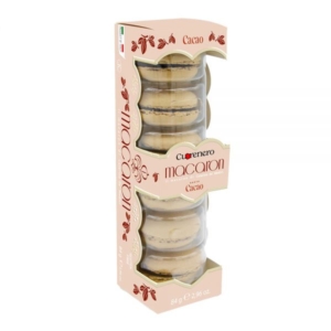 CUORENERO MACARONS CACAO 6 PZ ASTUCCIO x 10 PZ.